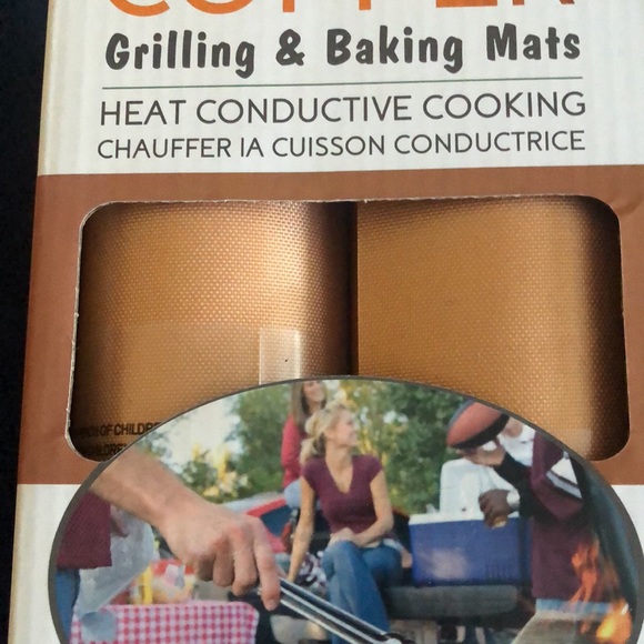 Copper infused grilling and baking mats.  Set of 2 - Picture 4 of 5